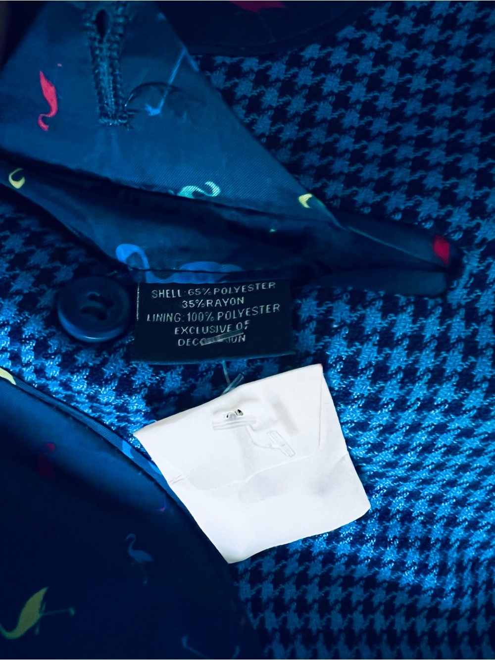TailorByrd Blue Houndstooth Sport Coat - Picture 10 of 11